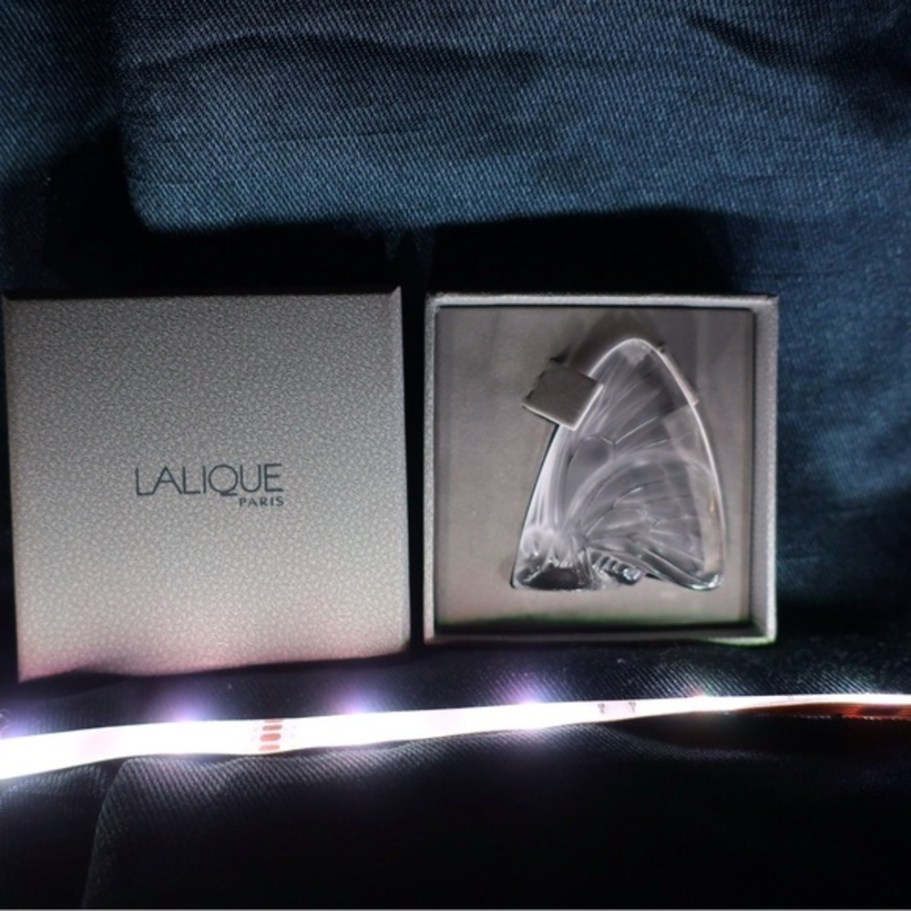 Lalique Crystal Retired Butterfly
